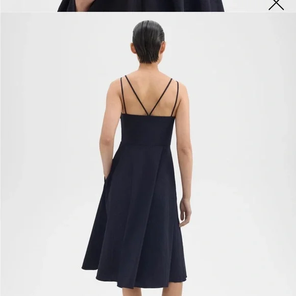 Square neck dress in Good Linen - Picture 3 of 5